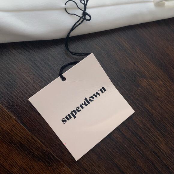 Superdown Kacey blazer white mini dress size L NWT - Picture 10 of 13